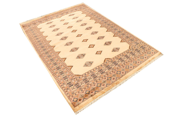Navajo White Jaldar 4' 7 x 6' 6 - No. 38915 - ALRUG Rug Store
