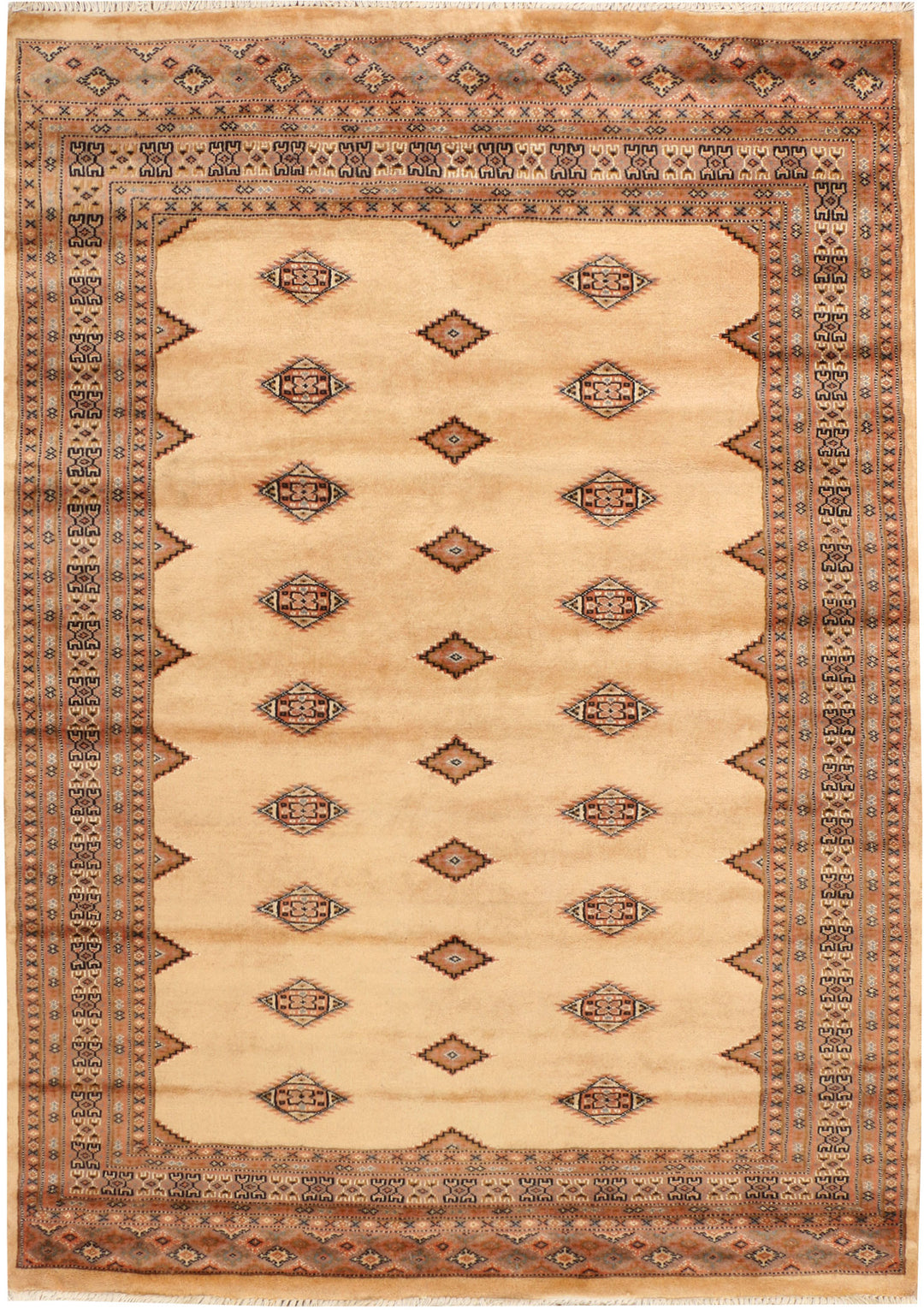 Navajo White Jaldar 4' 7 x 6' 6 - No. 38915 - ALRUG Rug Store