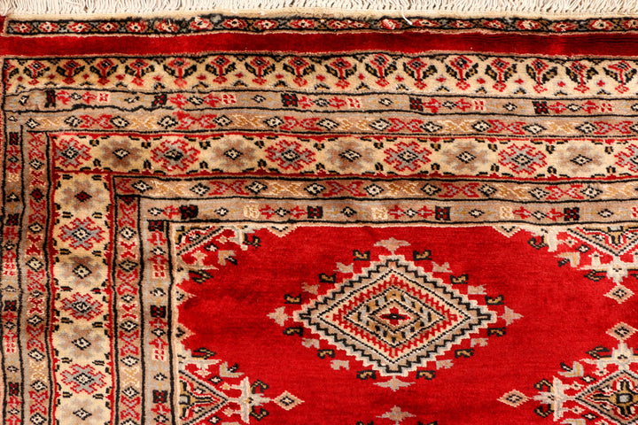 Firebrick Jaldar 4' 6 x 6' 9 - No. 38918 - ALRUG Rug Store
