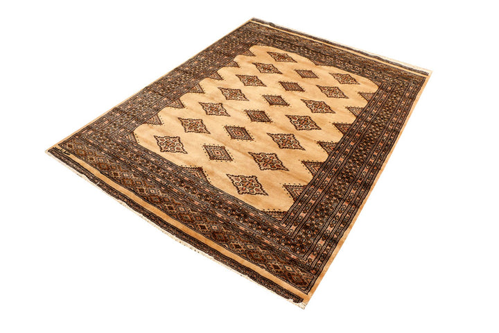 Navajo White Jaldar 4' 8 x 6' 3 - No. 38919 - ALRUG Rug Store