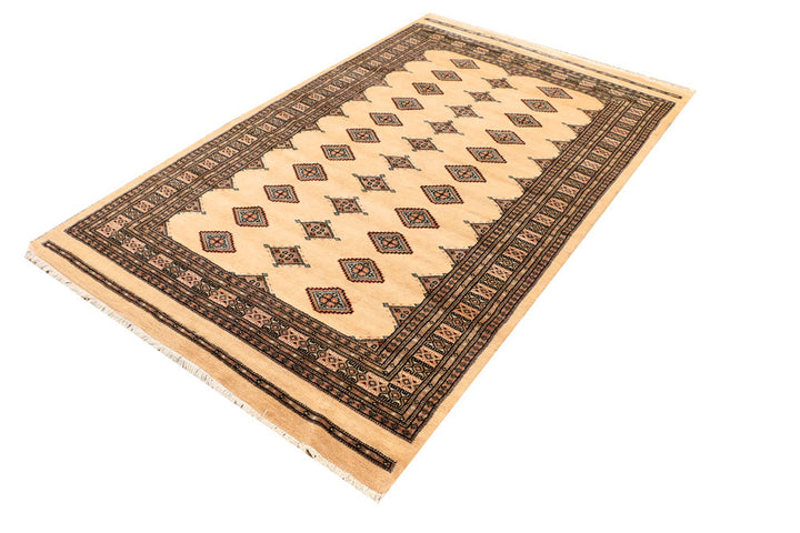 Navajo White Jaldar 4' 7 x 7' 3 - No. 38923 - ALRUG Rug Store