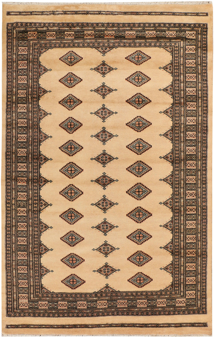 Navajo White Jaldar 4' 7 x 7' 3 - No. 38923 - ALRUG Rug Store