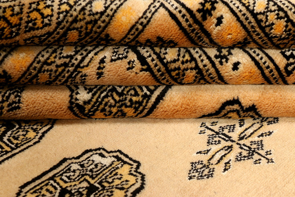 Burlywood Bokhara 4' 6 x 6' 5 - No. 38931 - ALRUG Rug Store