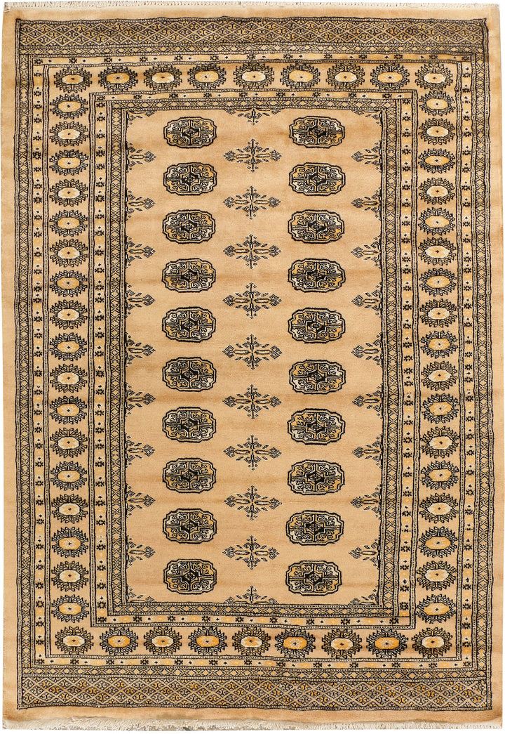 Burlywood Bokhara 4' 6 x 6' 5 - No. 38931 - ALRUG Rug Store