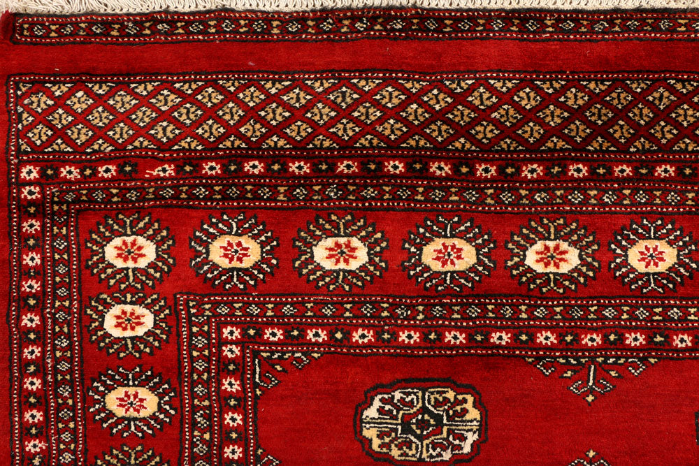 Firebrick Bokhara 4' 7 x 7' 1 - No. 38932 - ALRUG Rug Store