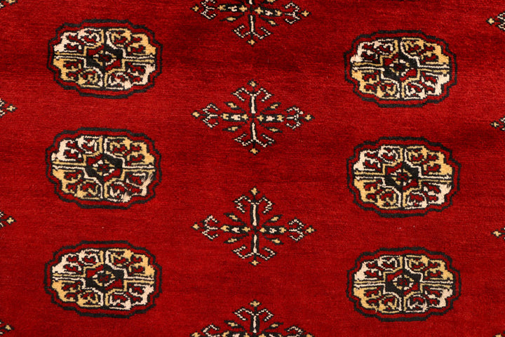 Firebrick Bokhara 4' 7 x 7' 1 - No. 38932 - ALRUG Rug Store