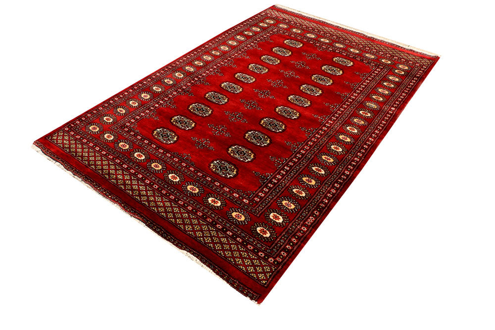 Firebrick Bokhara 4' 7 x 7' 1 - No. 38932 - ALRUG Rug Store