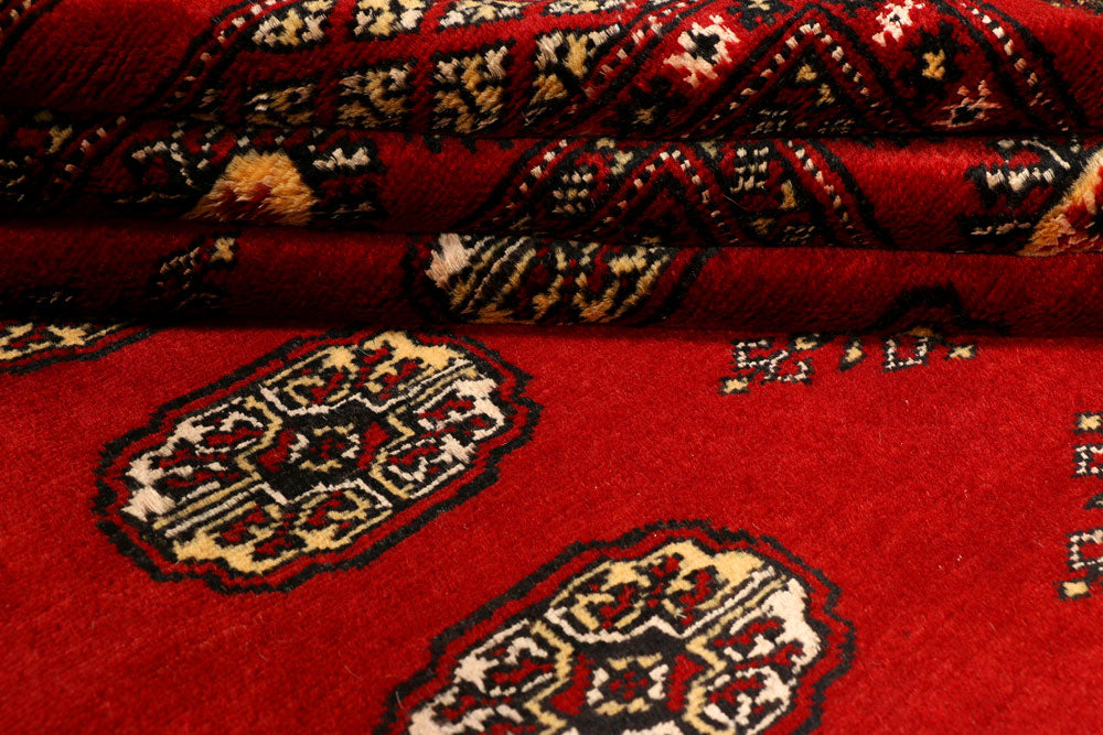 Firebrick Bokhara 4' 7 x 7' 1 - No. 38932 - ALRUG Rug Store