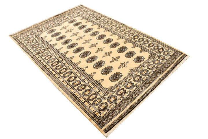 Navajo White Jaldar 4' 8 x 6' 8 - No. 38933 - ALRUG Rug Store