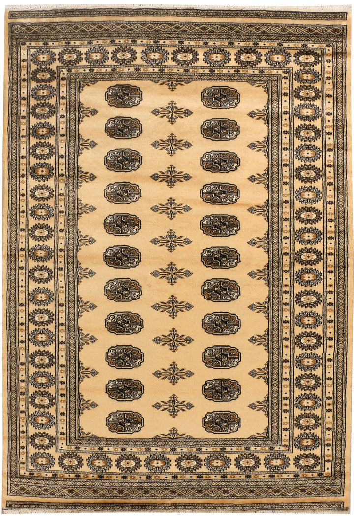 Navajo White Jaldar 4' 8 x 6' 8 - No. 38933 - ALRUG Rug Store