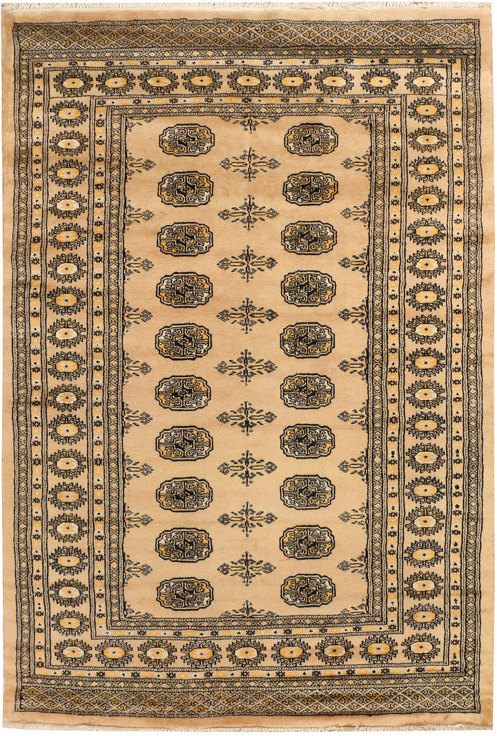 Burlywood Bokhara 4' 6 x 6' 7 - No. 38935 - ALRUG Rug Store