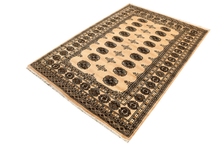 Navajo White Jaldar 4' 6 x 6' 6 - No. 38937 - ALRUG Rug Store