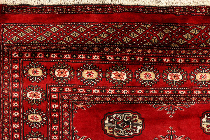 Firebrick Bokhara 4' 6 x 7' 3 - No. 38951 - ALRUG Rug Store