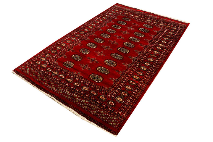 Firebrick Bokhara 4' 6 x 7' 3 - No. 38951 - ALRUG Rug Store