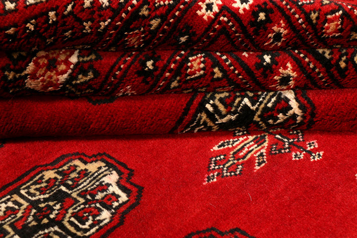 Firebrick Bokhara 4' 6 x 7' 3 - No. 38951 - ALRUG Rug Store