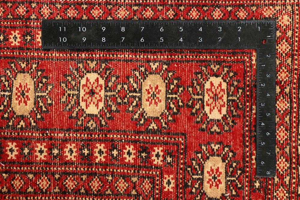 Firebrick Bokhara 4' 6 x 7' 3 - No. 38951 - ALRUG Rug Store