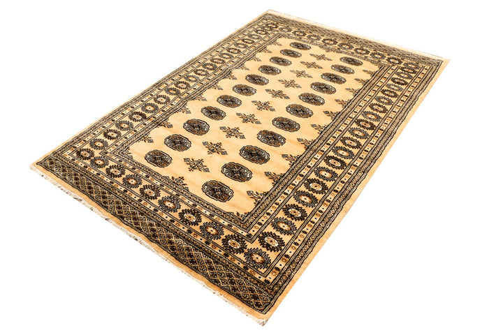 Navajo White Bokhara 4' 7 x 6' 9 - No. 38952 - ALRUG Rug Store