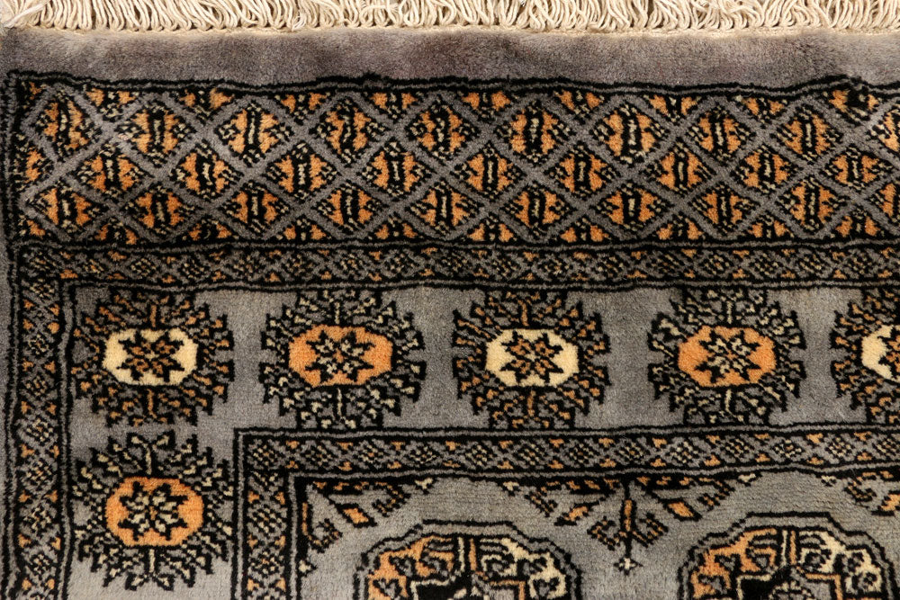 Grey Bokhara 2' 6 x 15' 8 - No. 38956 - ALRUG Rug Store