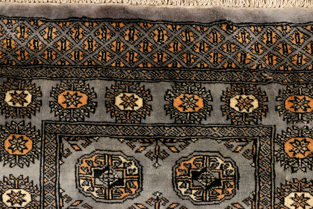 Grey Bokhara 2' 6 x 15' 8 - No. 38956 - ALRUG Rug Store