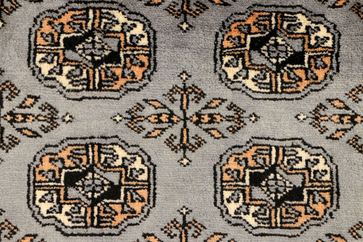 Grey Bokhara 2' 6 x 15' 8 - No. 38956 - ALRUG Rug Store