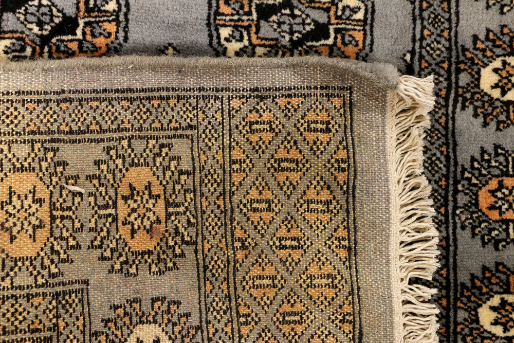 Grey Bokhara 2' 6 x 15' 8 - No. 38956 - ALRUG Rug Store