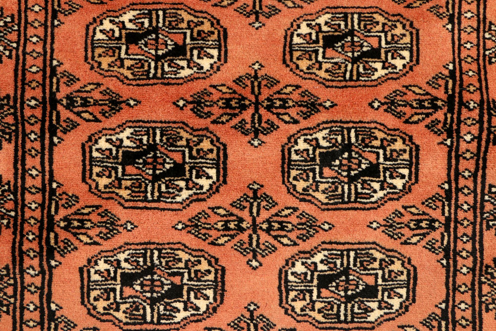 Dark Salmon Bokhara 2' 7 x 15' 3 - No. 38958 - ALRUG Rug Store