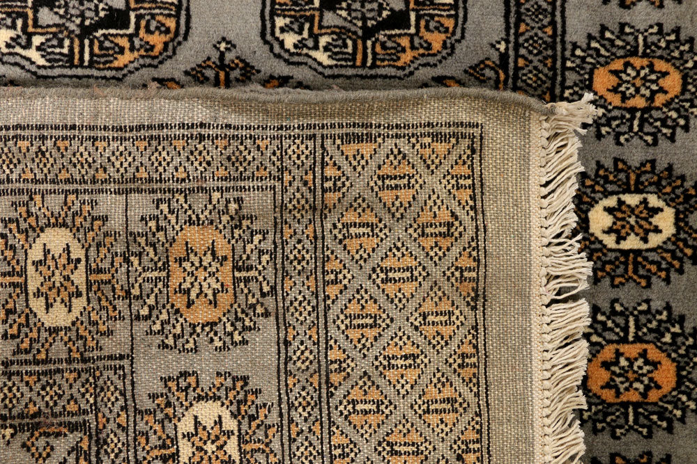 Grey Bokhara 2' 6 x 15' 5 - No. 38960 - ALRUG Rug Store