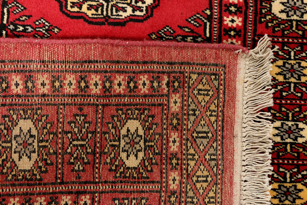 Crimson Bokhara 2' 6 x 13' 8 - No. 38962 - ALRUG Rug Store