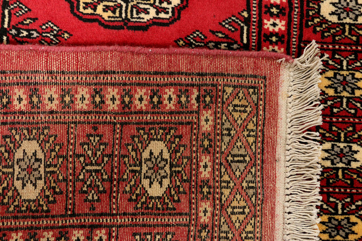 Crimson Bokhara 2' 6 x 13' 8 - No. 38962 - ALRUG Rug Store