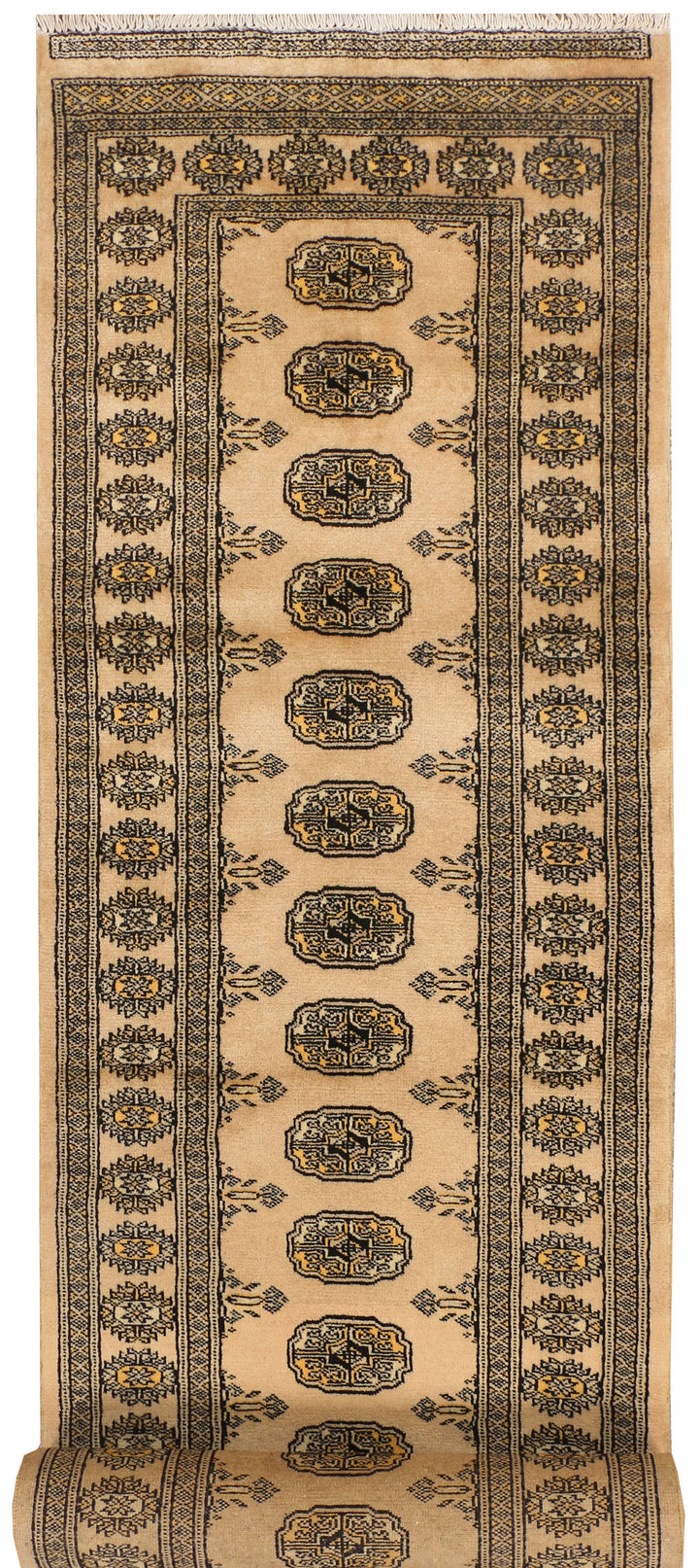 Burlywood Bokhara 2' 9 x 14' 7 - No. 38964 - ALRUG Rug Store