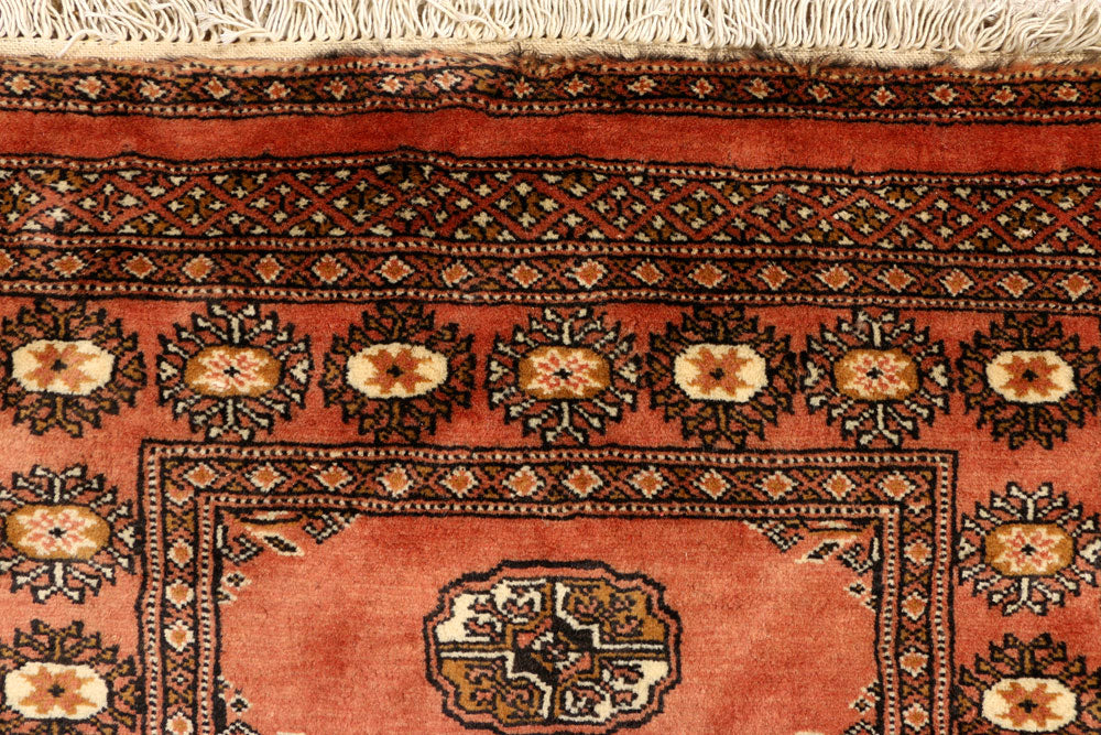 Coral Bokhara 2' 7 x 13' 7 - No. 38968 - ALRUG Rug Store