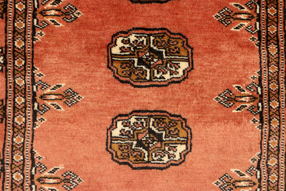 Coral Bokhara 2' 7 x 13' 7 - No. 38968 - ALRUG Rug Store
