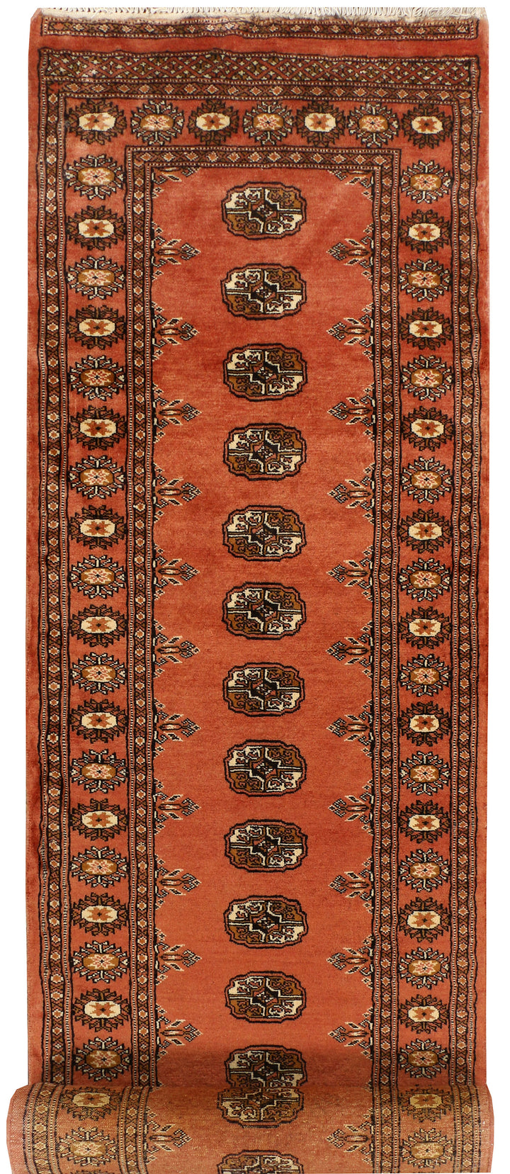 Coral Bokhara 2' 7 x 13' 7 - No. 38968 - ALRUG Rug Store
