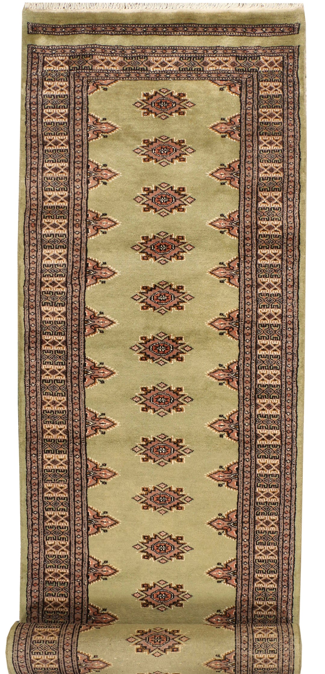 Dark Khaki Jaldar 2' 7 x 14' 3 - No. 39030 - ALRUG Rug Store