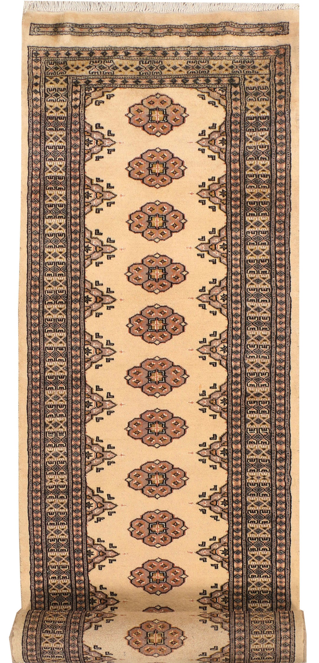 Navajo White Jaldar 2' 7 x 13' 11 - No. 39031 - ALRUG Rug Store