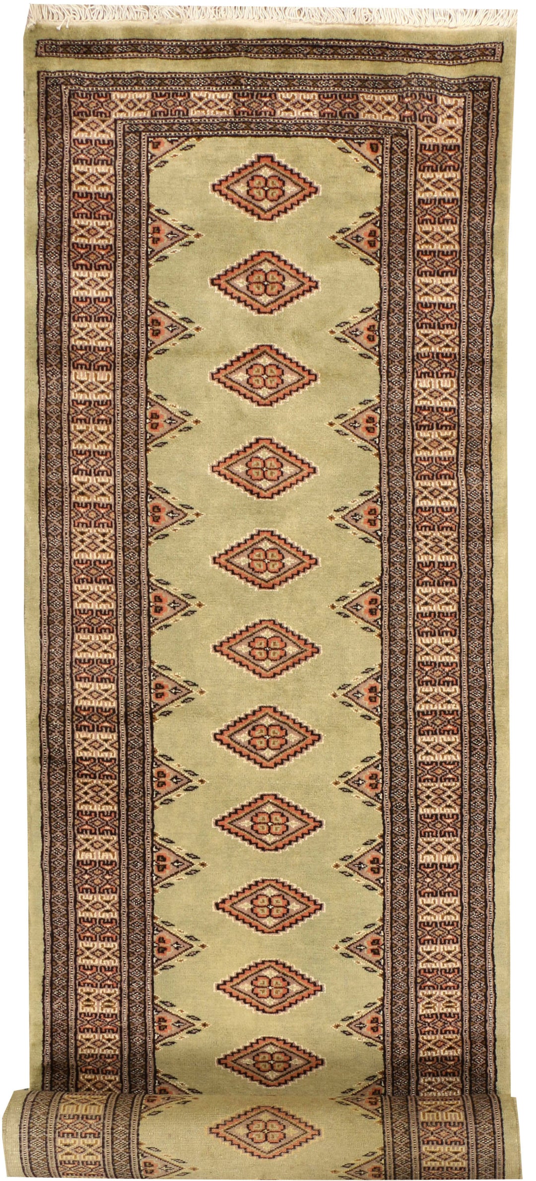 Dark Khaki Jaldar 2' 8 x 14' 5 - No. 39032 - ALRUG Rug Store