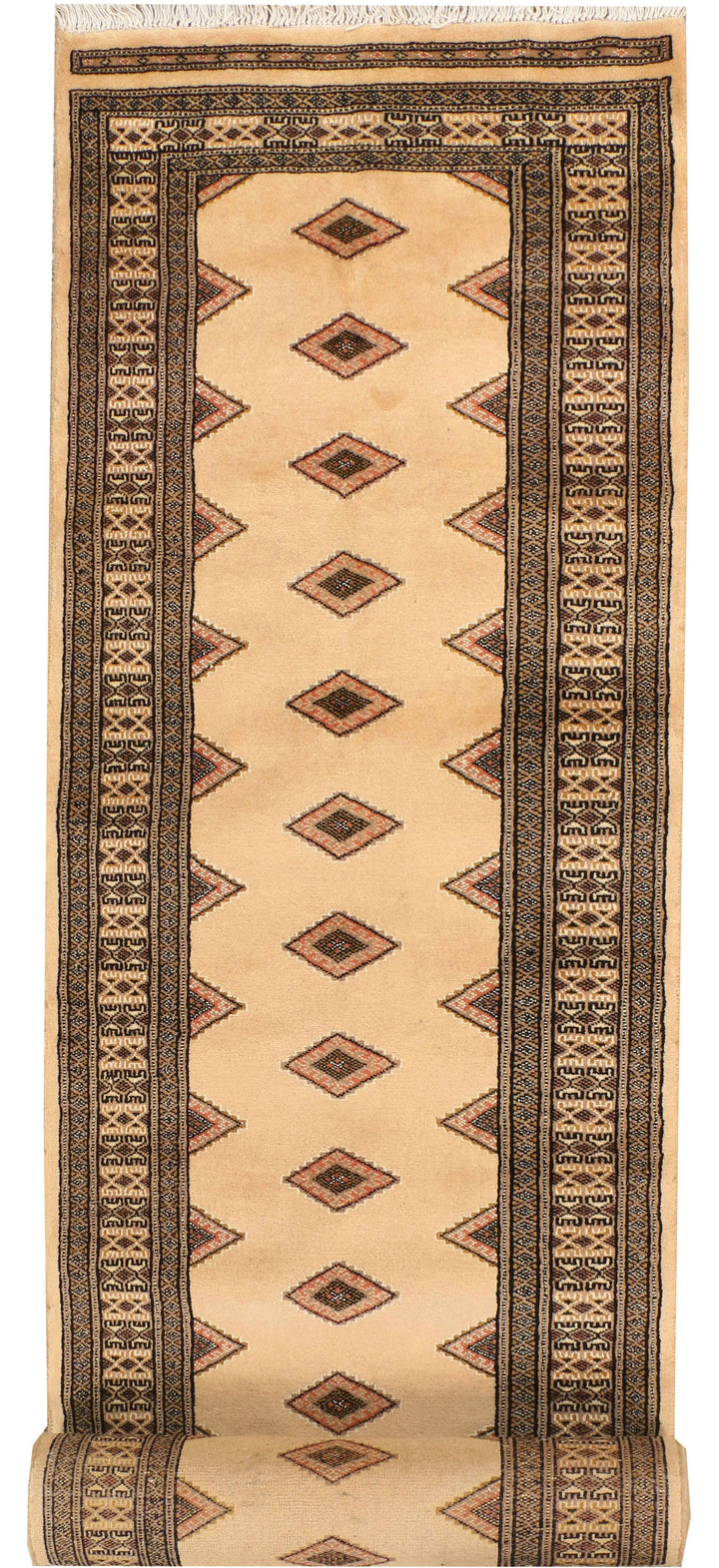 Navajo White Jaldar 2' 7 x 14' 5 - No. 39033 - ALRUG Rug Store