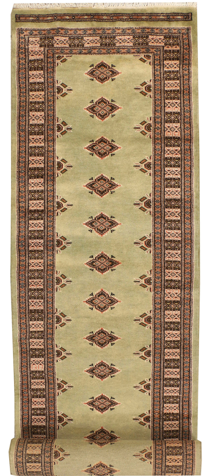Dark Khaki Jaldar 2' 6 x 13' 11 - No. 39034 - ALRUG Rug Store