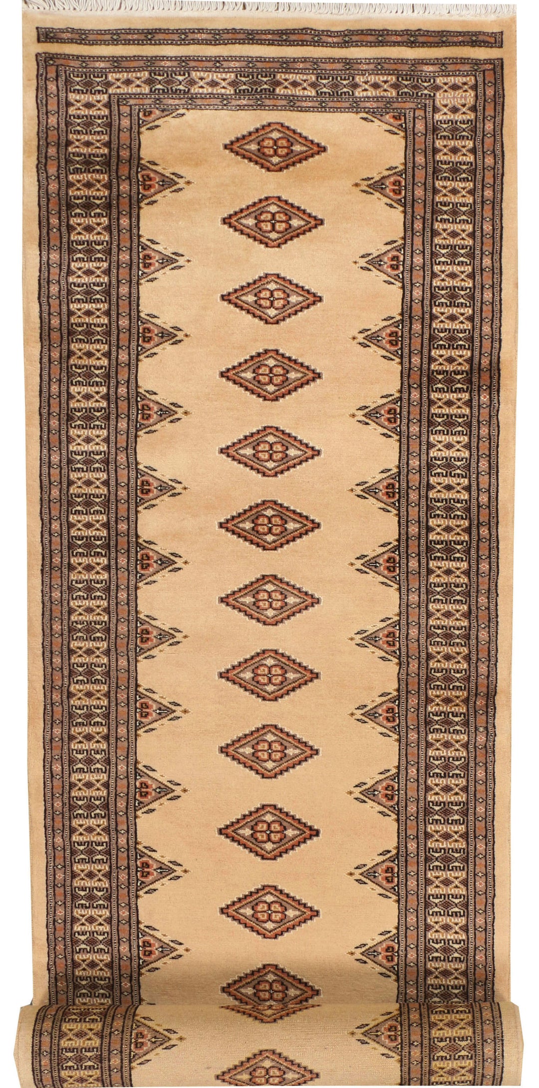 Navajo White Jaldar 2' 7 x 13' 11 - No. 39035 - ALRUG Rug Store