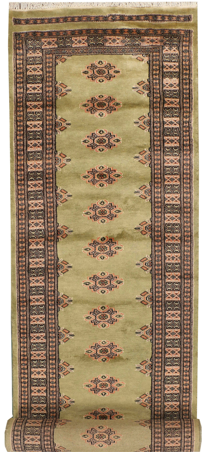 Dark Khaki Jaldar 2' 7 x 13' 10 - No. 39036 - ALRUG Rug Store