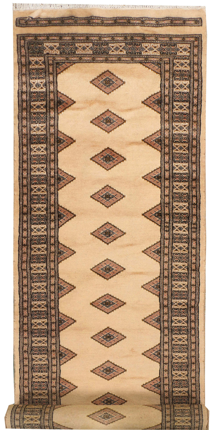 Navajo White Jaldar 2' 6 x 14' 4 - No. 39037 - ALRUG Rug Store