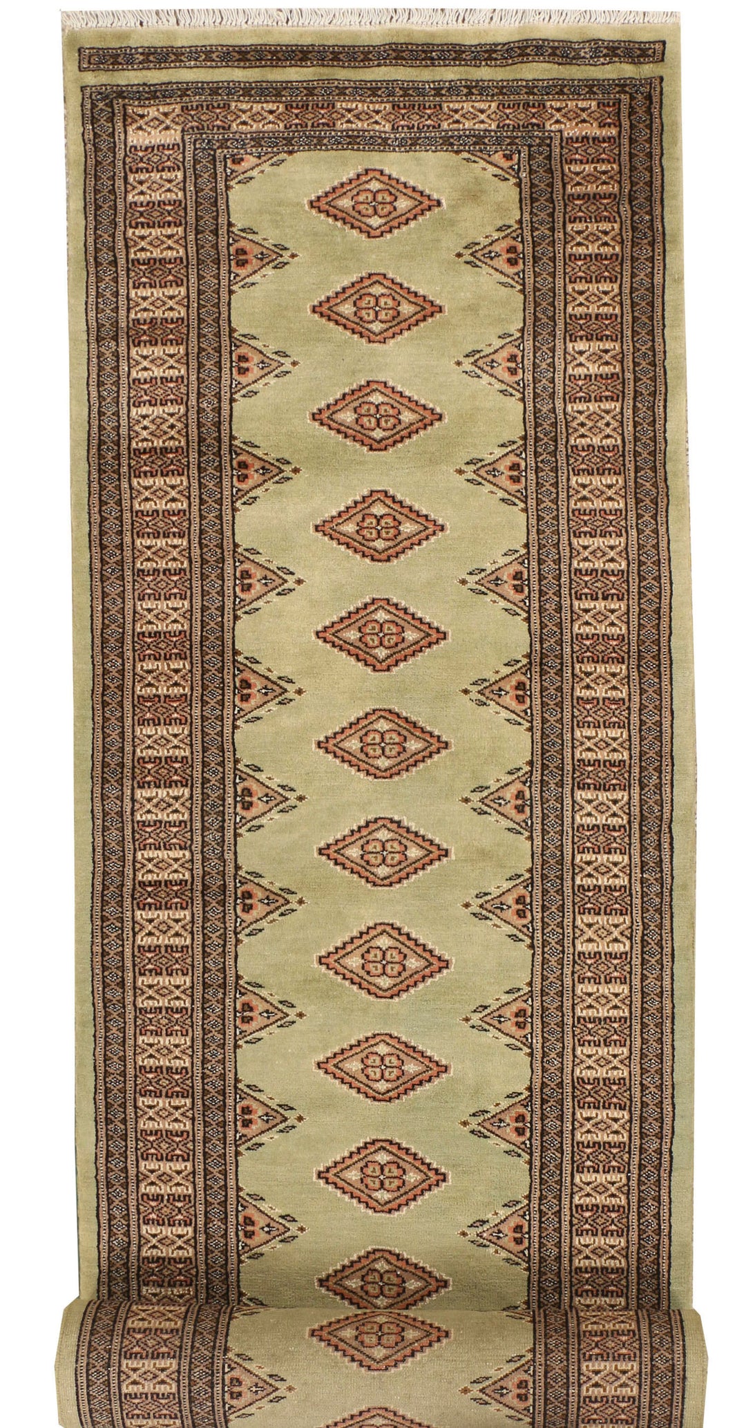 Dark Khaki Jaldar 2' 8 x 14' 1 - No. 39038 - ALRUG Rug Store