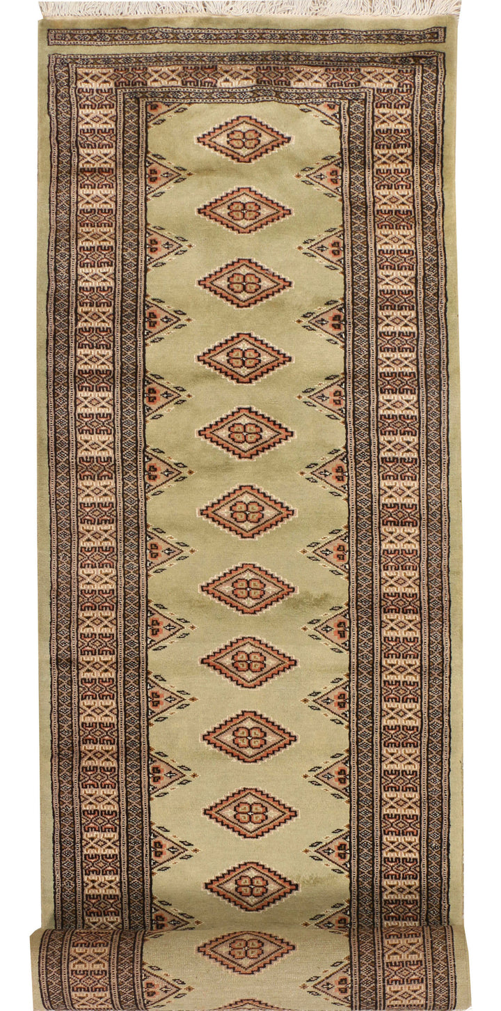 Dark Khaki Jaldar 2' 9 x 14' 5 - No. 39040 - ALRUG Rug Store