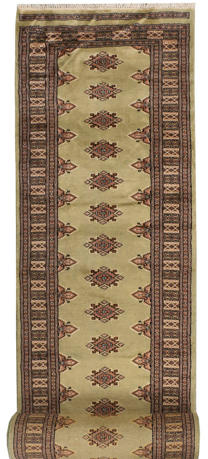 Dark Khaki Jaldar 2' 7 x 19' 3 - No. 39044 - ALRUG Rug Store