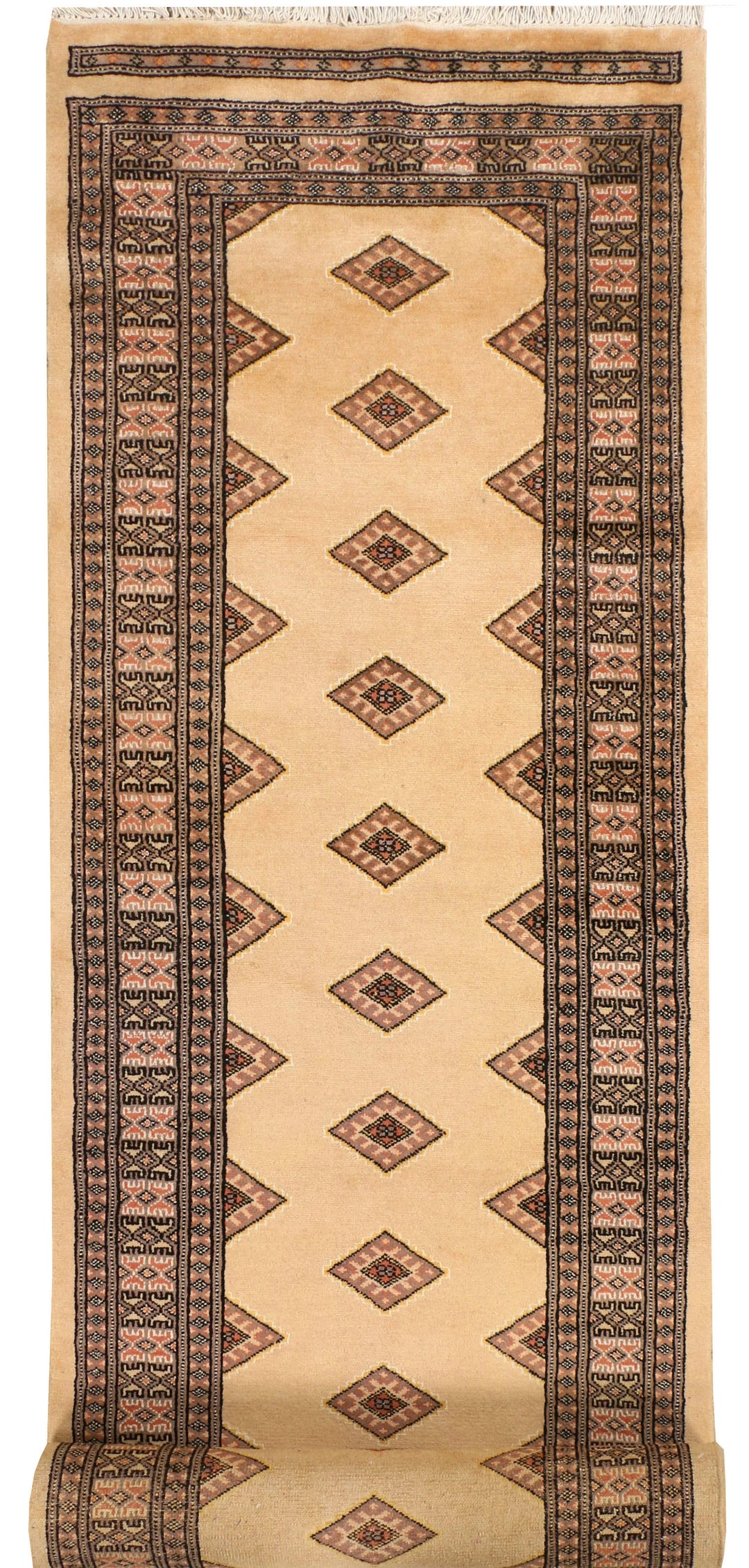 Navajo White Jaldar 2' 7 x 13' 11 - No. 39045 - ALRUG Rug Store