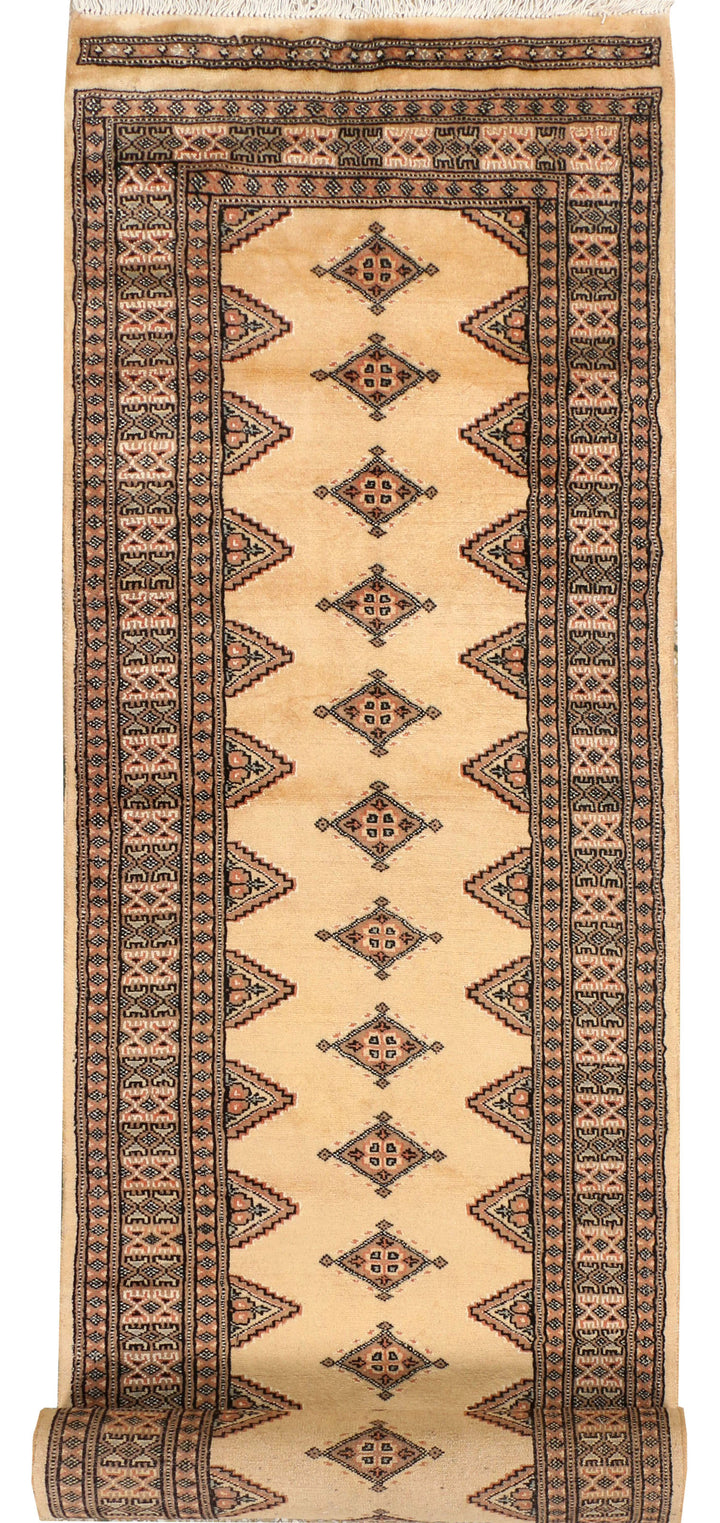 Navajo White Jaldar 2' 6 x 13' - No. 39051 - ALRUG Rug Store