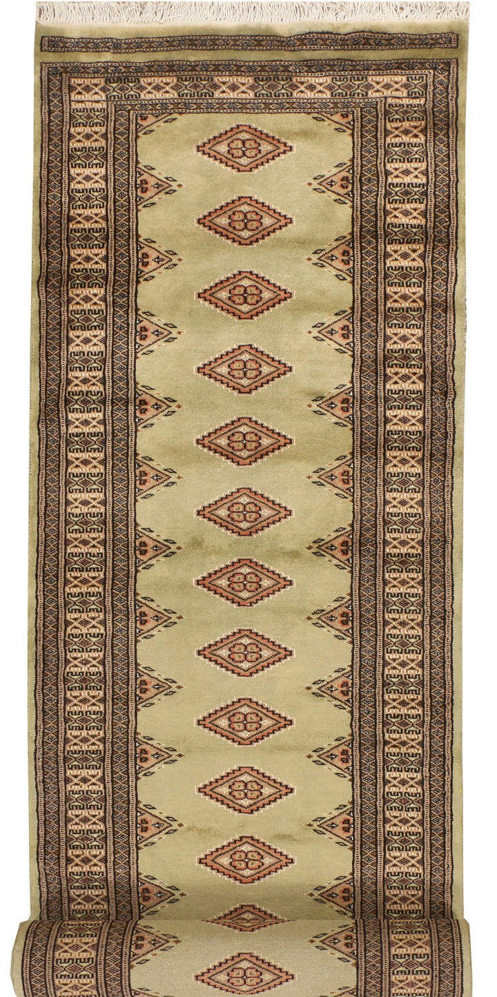 Dark Khaki Jaldar 2' 7 x 14' 8 - No. 39052 - ALRUG Rug Store