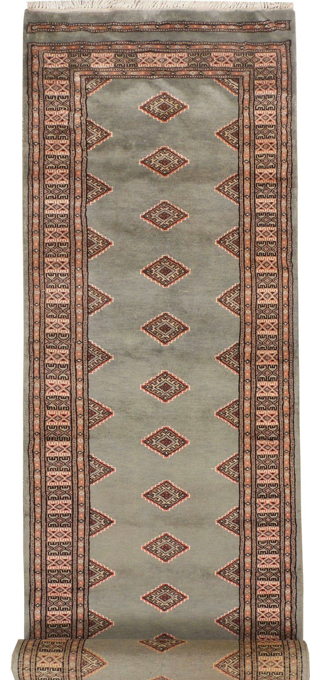 Dark Grey Jaldar 2' 6 x 12' 7 - No. 39054 - ALRUG Rug Store