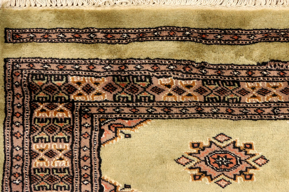 Dark Khaki Jaldar 2' 7 x 14' 2 - No. 39056 - ALRUG Rug Store