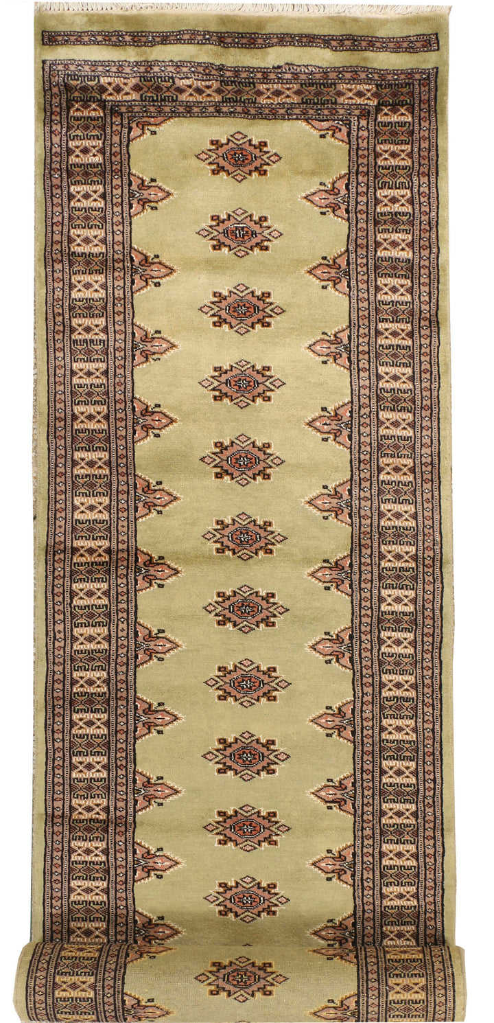 Dark Khaki Jaldar 2' 7 x 14' 2 - No. 39056 - ALRUG Rug Store